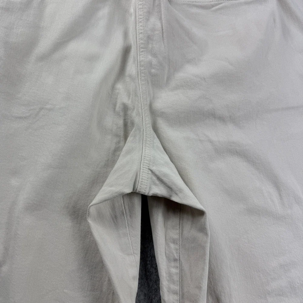 American Eagle Trouser Women's 18 Cream High Rise Wide Leg‎ Drape Pants 37x28